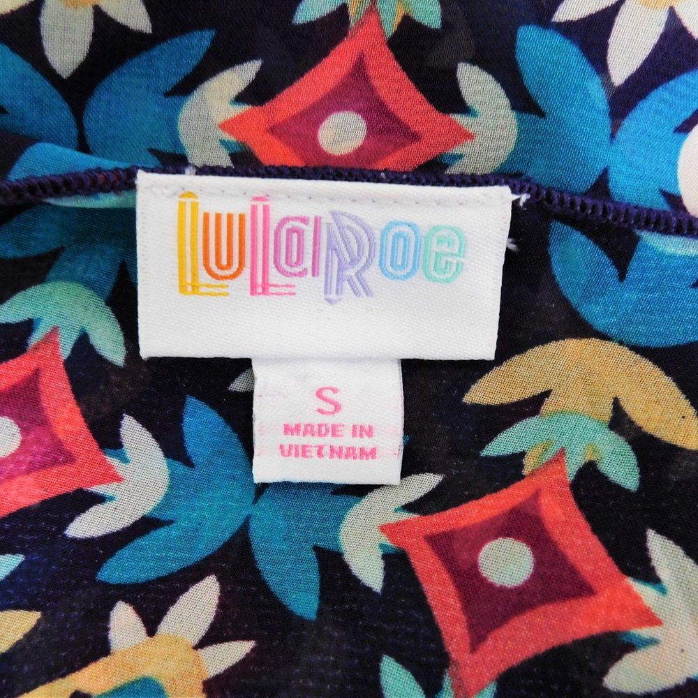 LulaRoe Women Sheer Cardigan Multi S - Picture 5 of 6